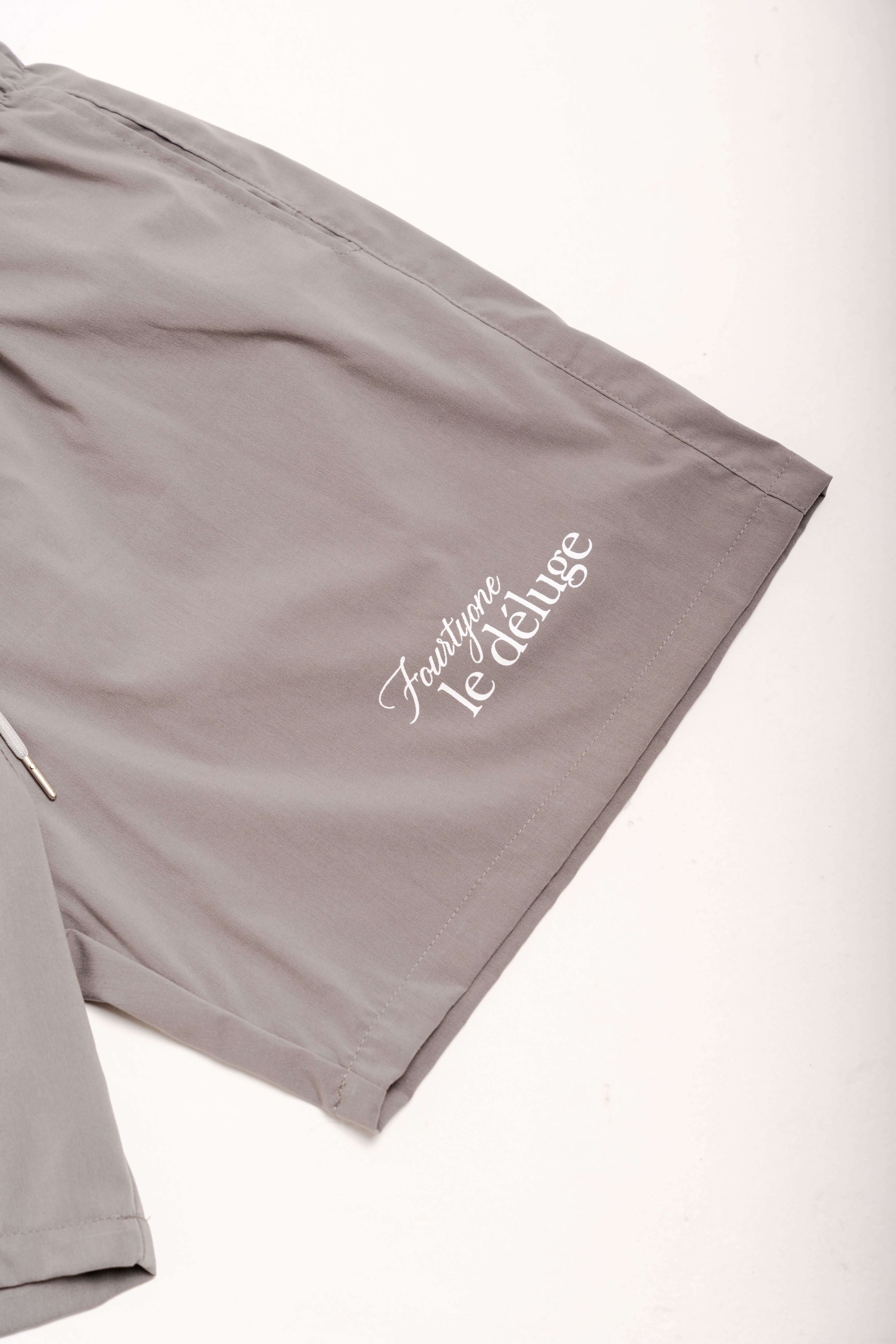 Le Deluge Grey Shorts
