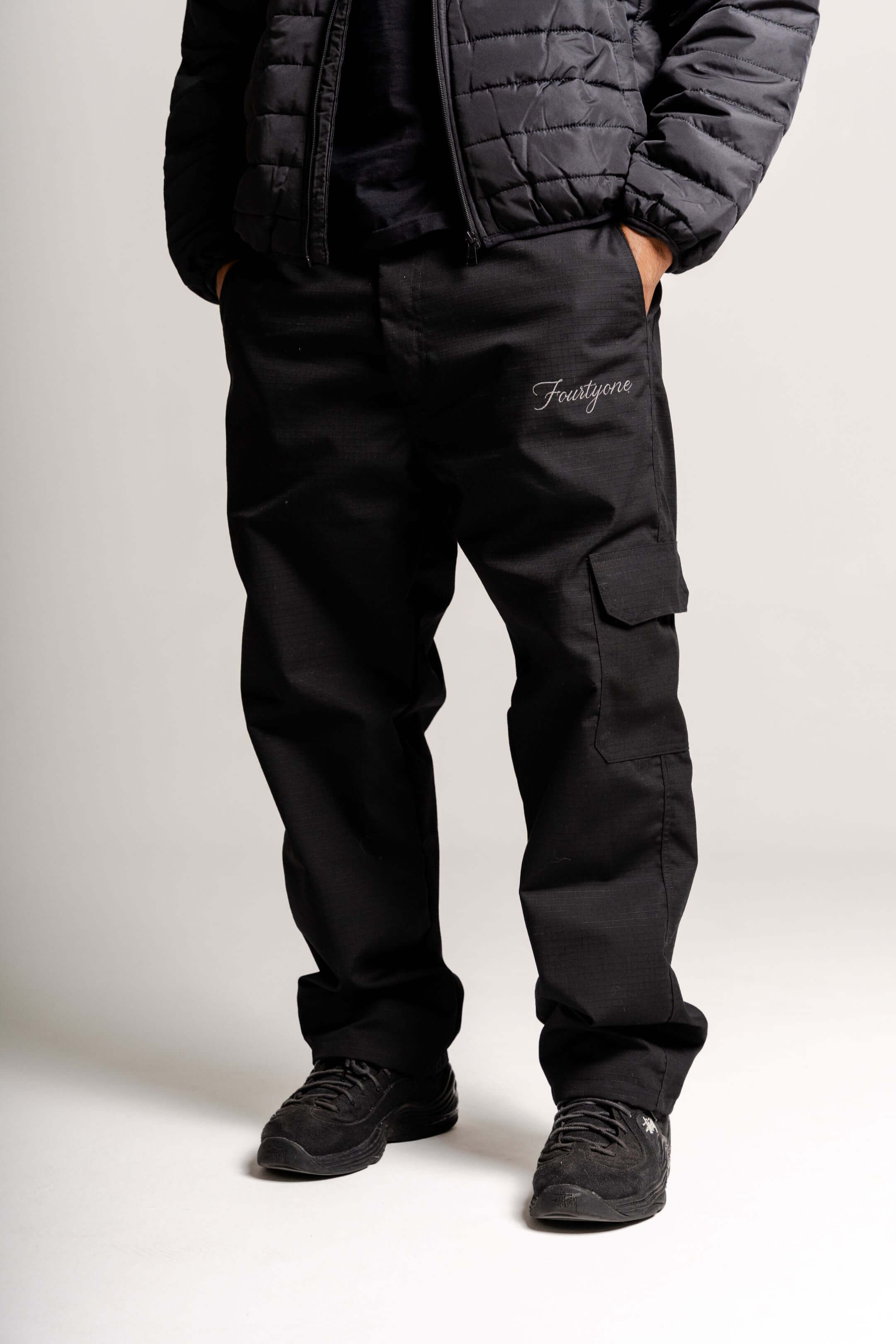 Basic Fourtyone Black Pants