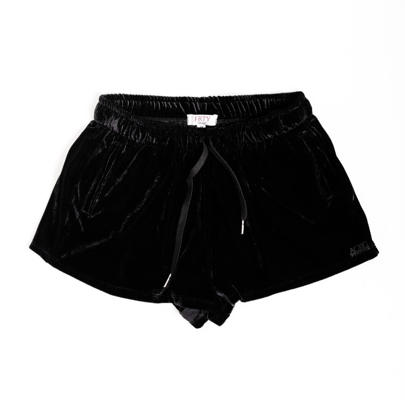 The Ultimate Baddie Velvet Shorts - Preto