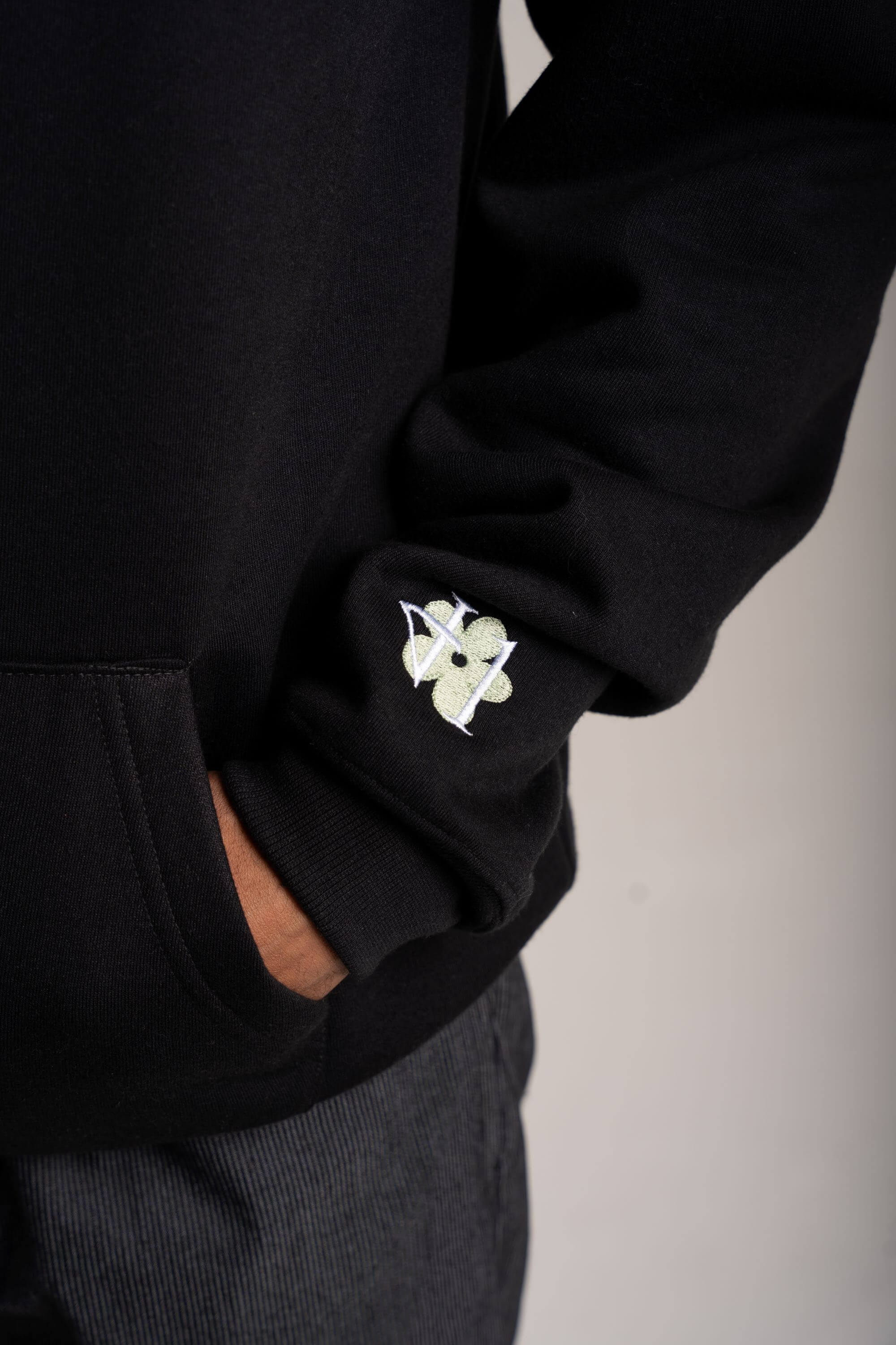 Lost Garden Black Hoodie