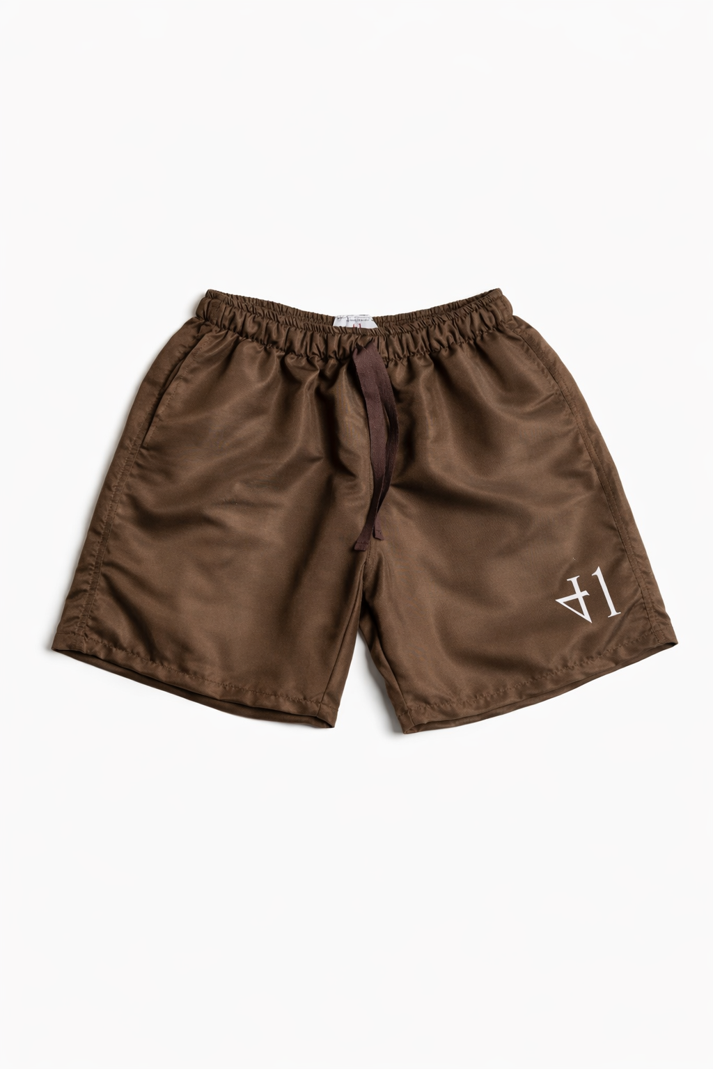 Logo Brown Basic Shorts