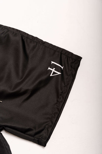 Logo Black Basic Shorts