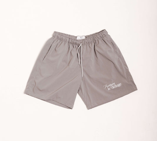 Le Deluge Grey Shorts