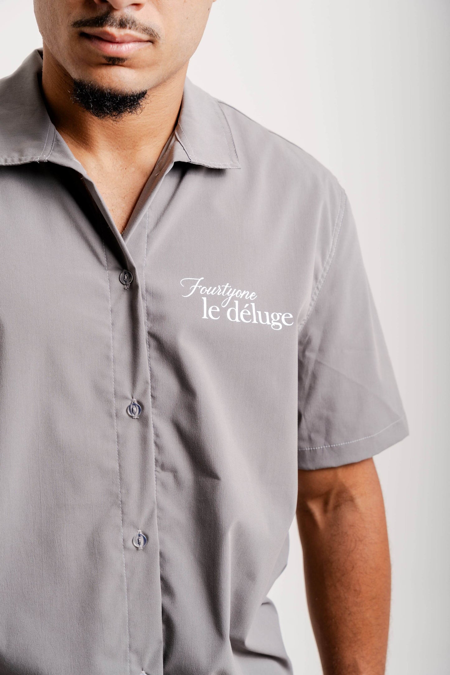 Le Deluge Grey Shirt