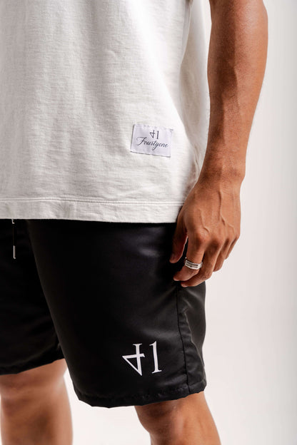 Logo Black Basic Shorts