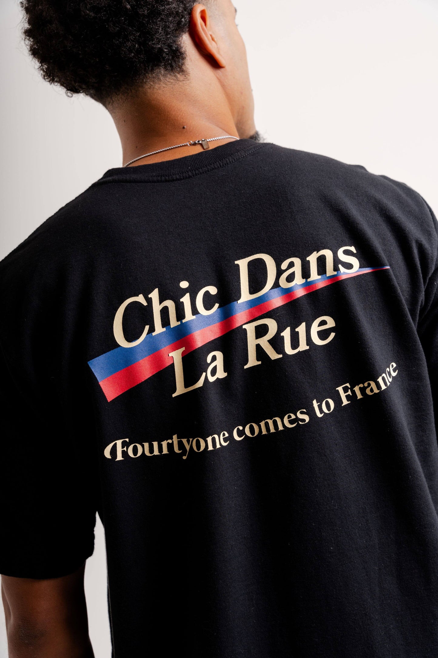 Chic La Rue Black Tee