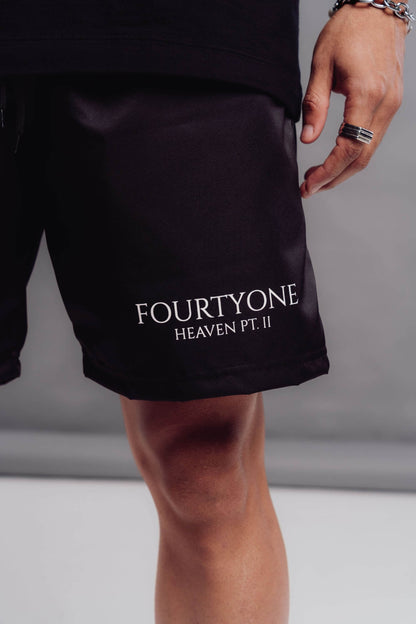 Fourtyone black basic shorts