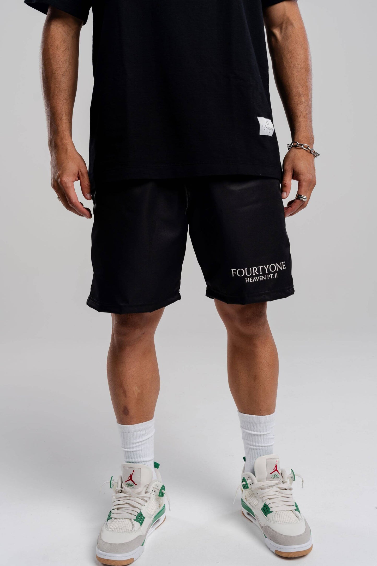 Fourtyone black basic shorts