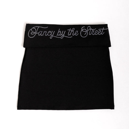 Fancy Mini Skirt Preta