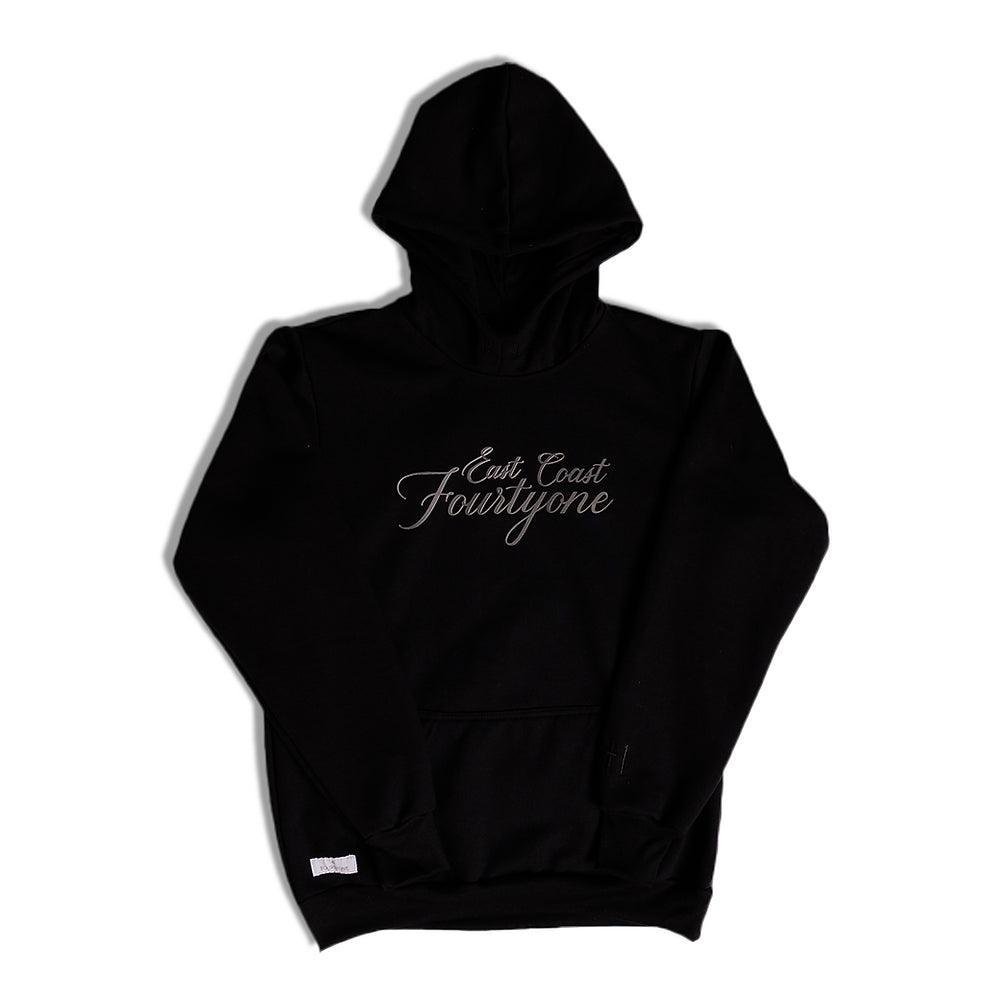 East Coast Black Hoodie - fourtyone