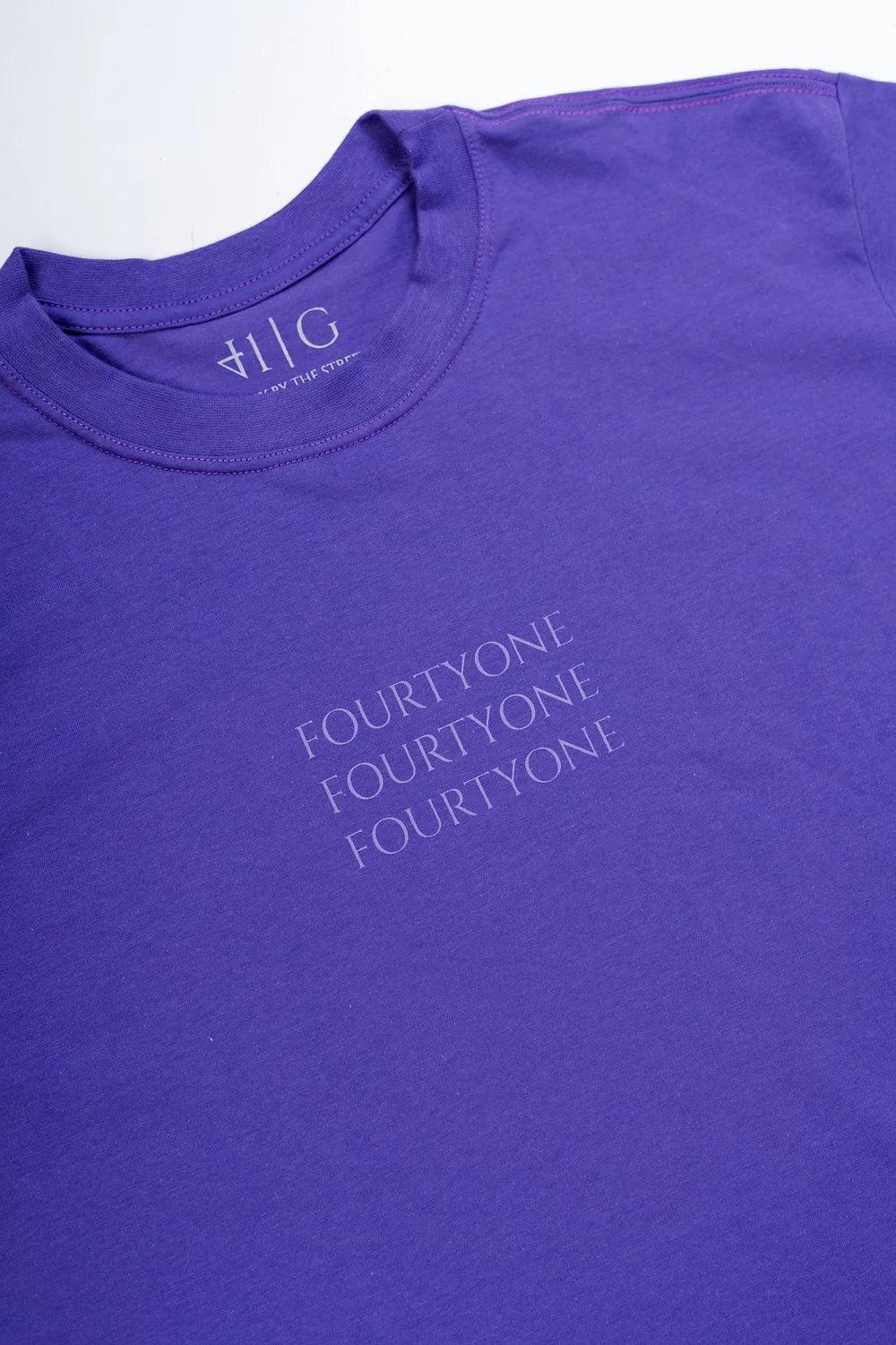 Purple 3Fourty Tee - fourtyone