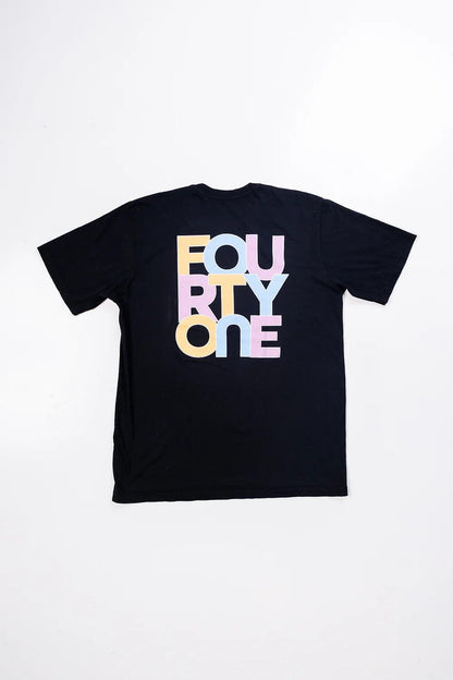 Colors Black Tee - fourtyone