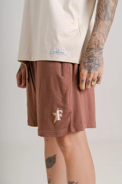 Rising Star Brown Shorts - fourtyone