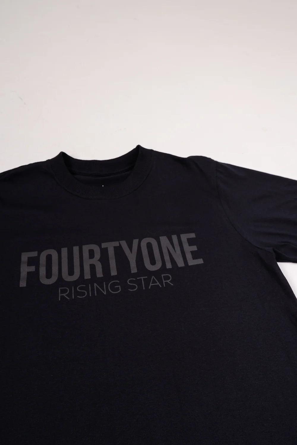 Triple Black Rising Tee - fourtyone