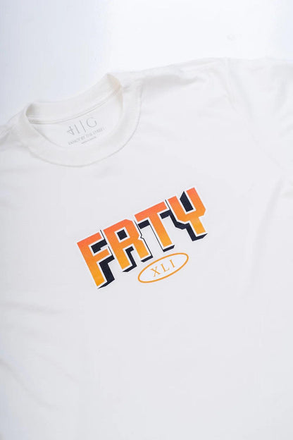 FRTY Gradient Off-White Tee - fourtyone