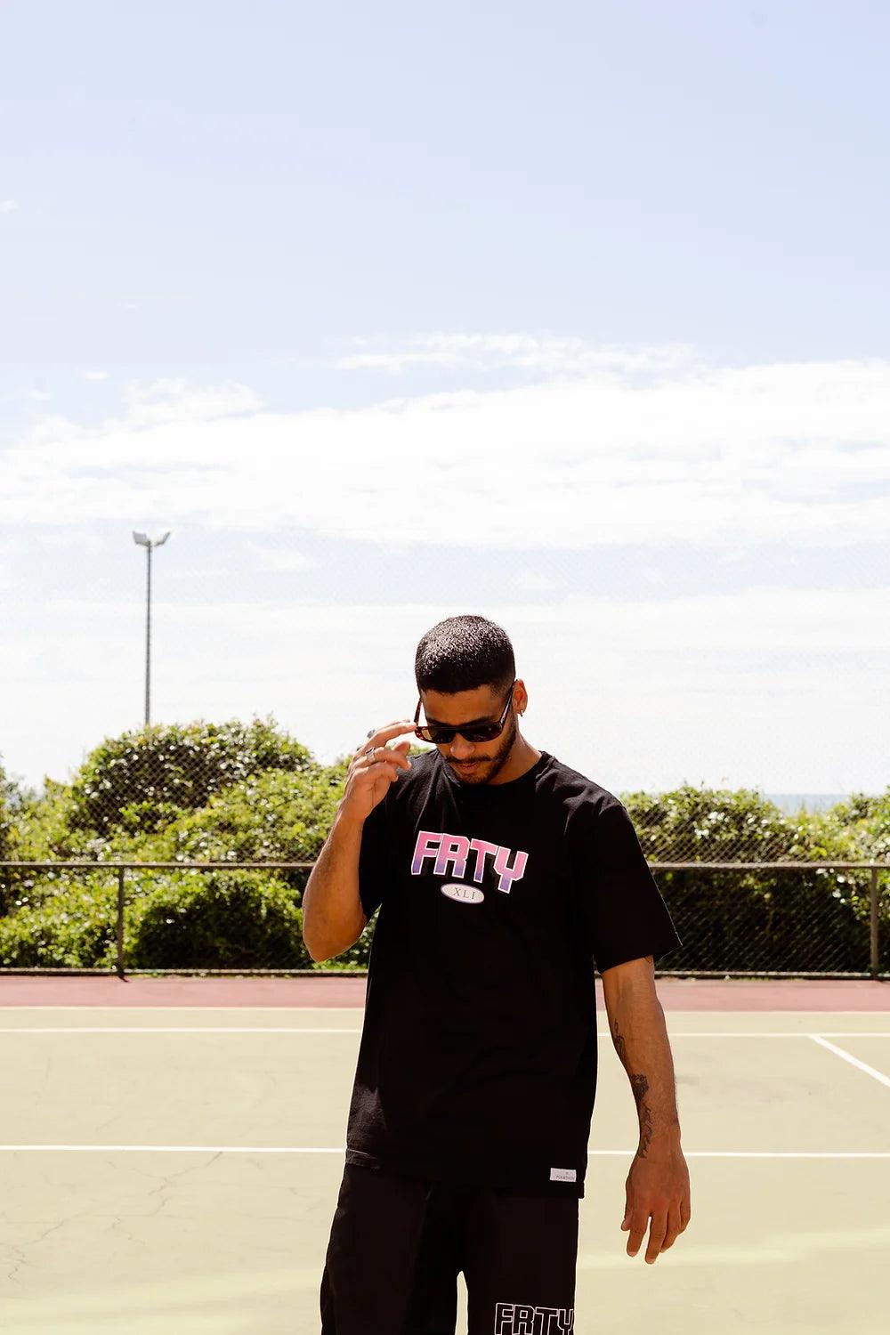 FRTY Gradient Black Tee - fourtyone