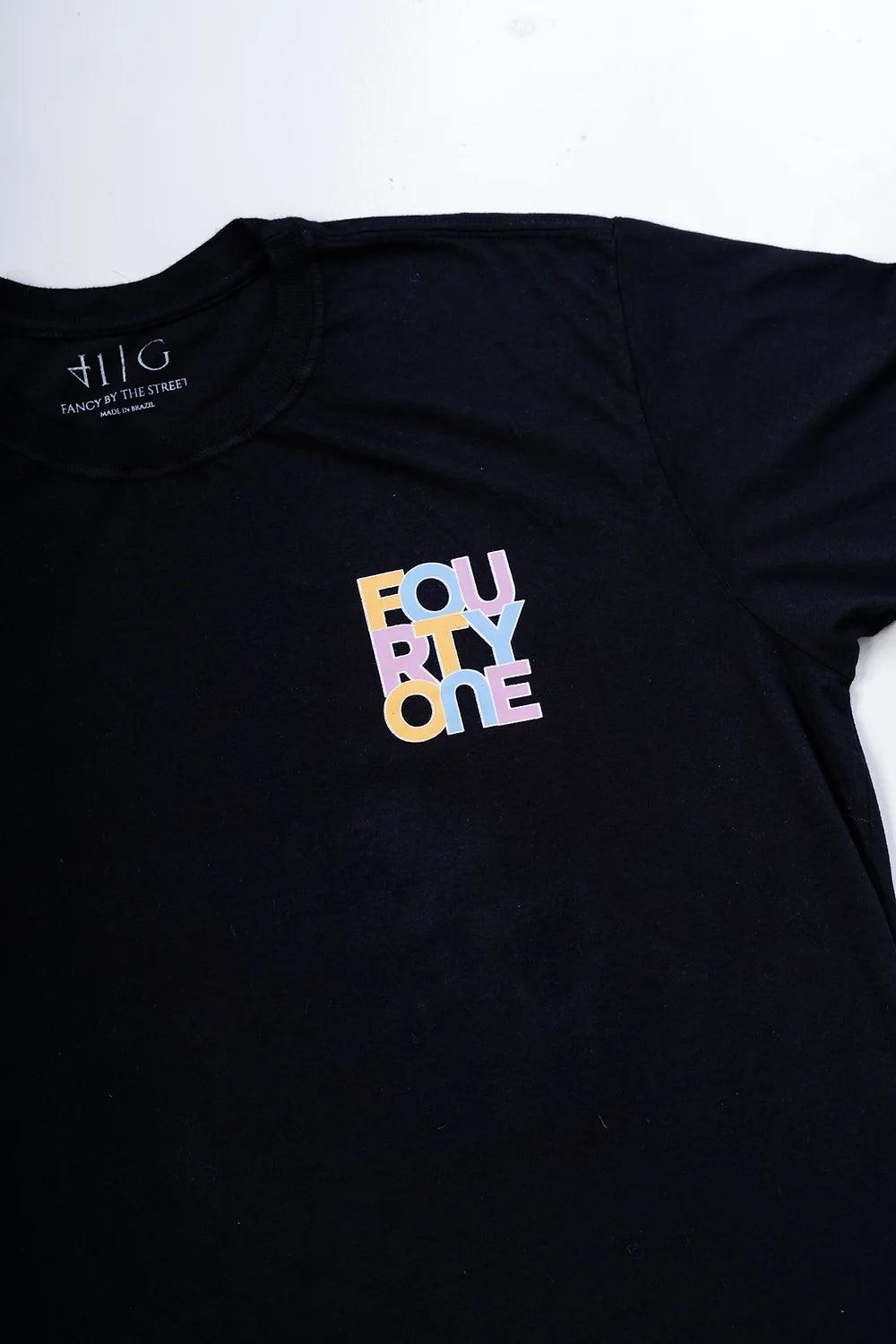 Colors Black Tee - fourtyone