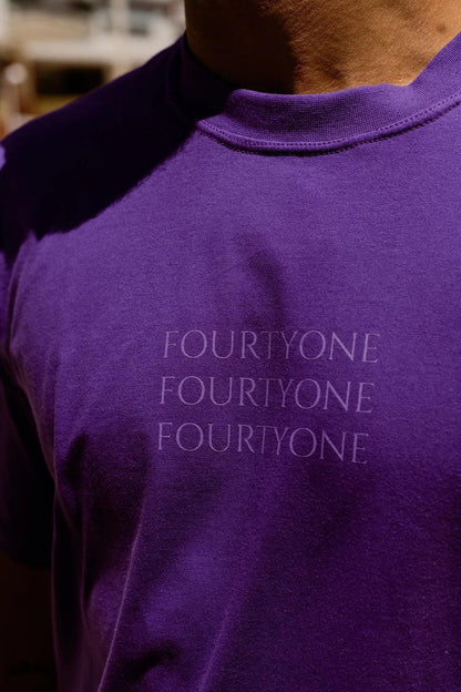 Purple 3Fourty Tee - fourtyone