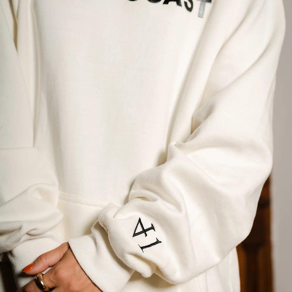 East Coast Off White Hoodie - fourtyone