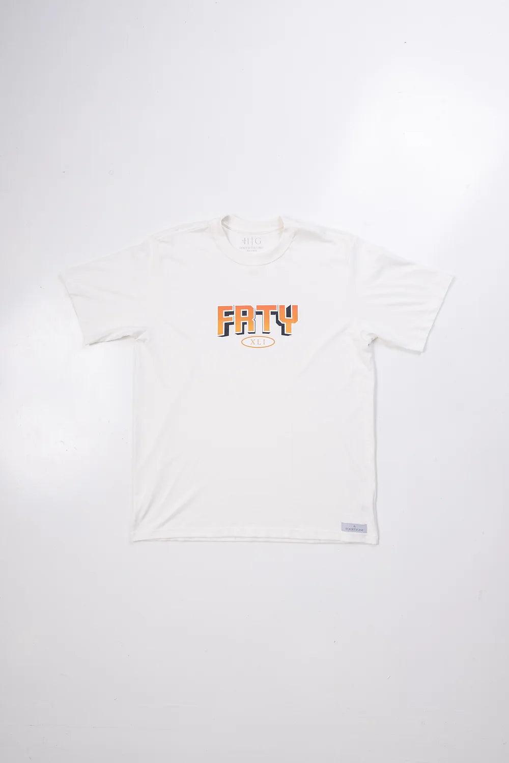 FRTY Gradient Off-White Tee - fourtyone