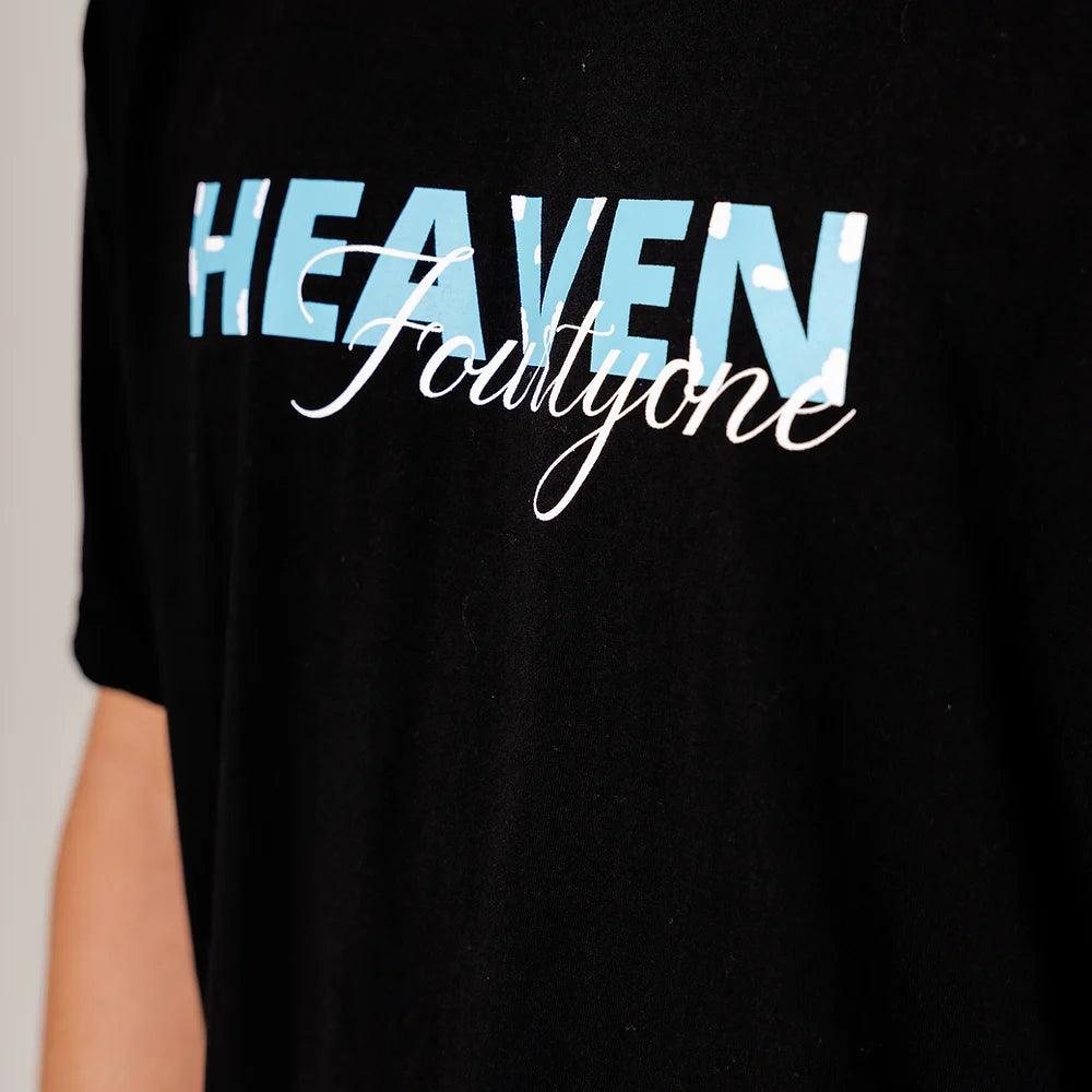 Heaven Cloud BlackTee - fourtyone