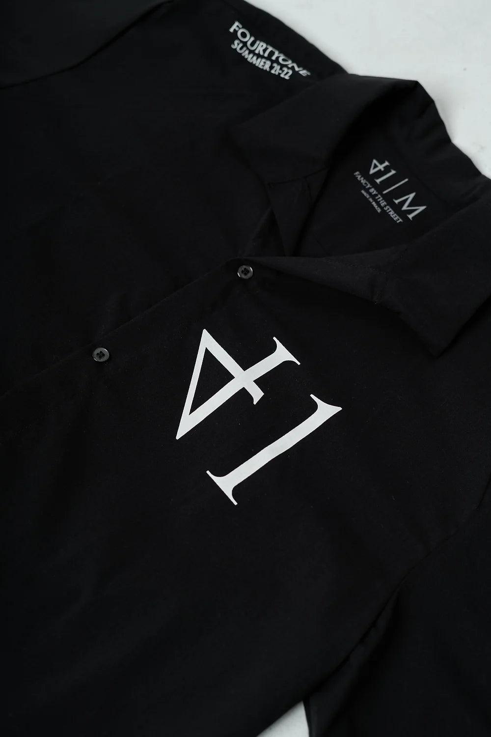 Fourtyone Summer Black Shirt - fourtyone