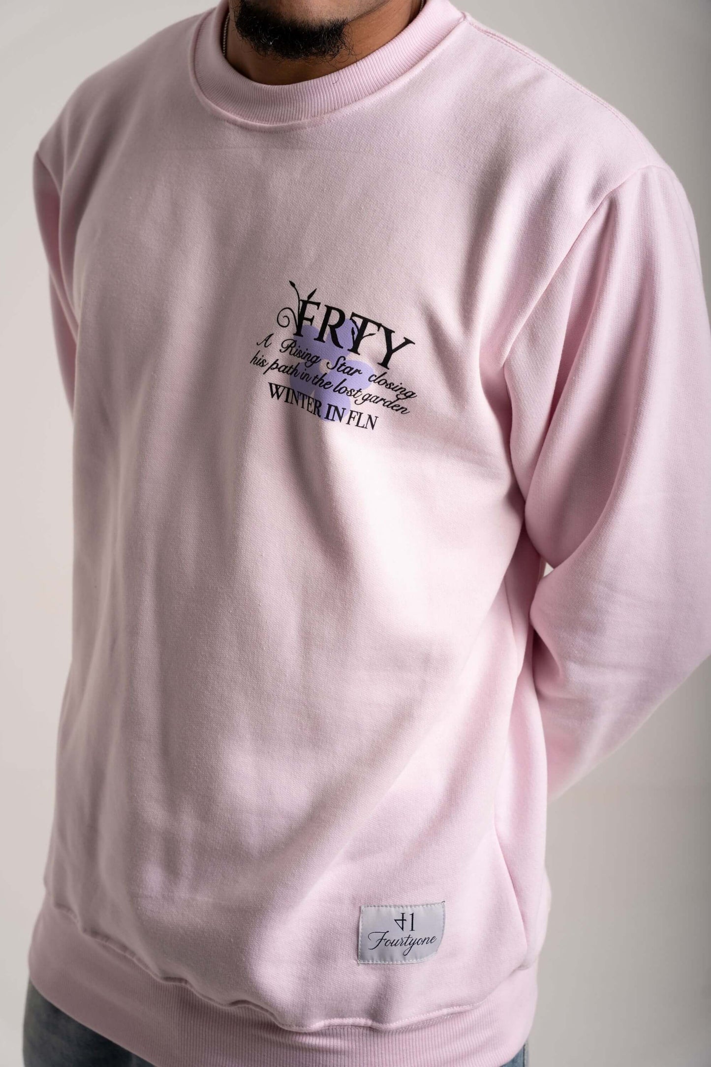 Garden Path Pink Sweatshirt